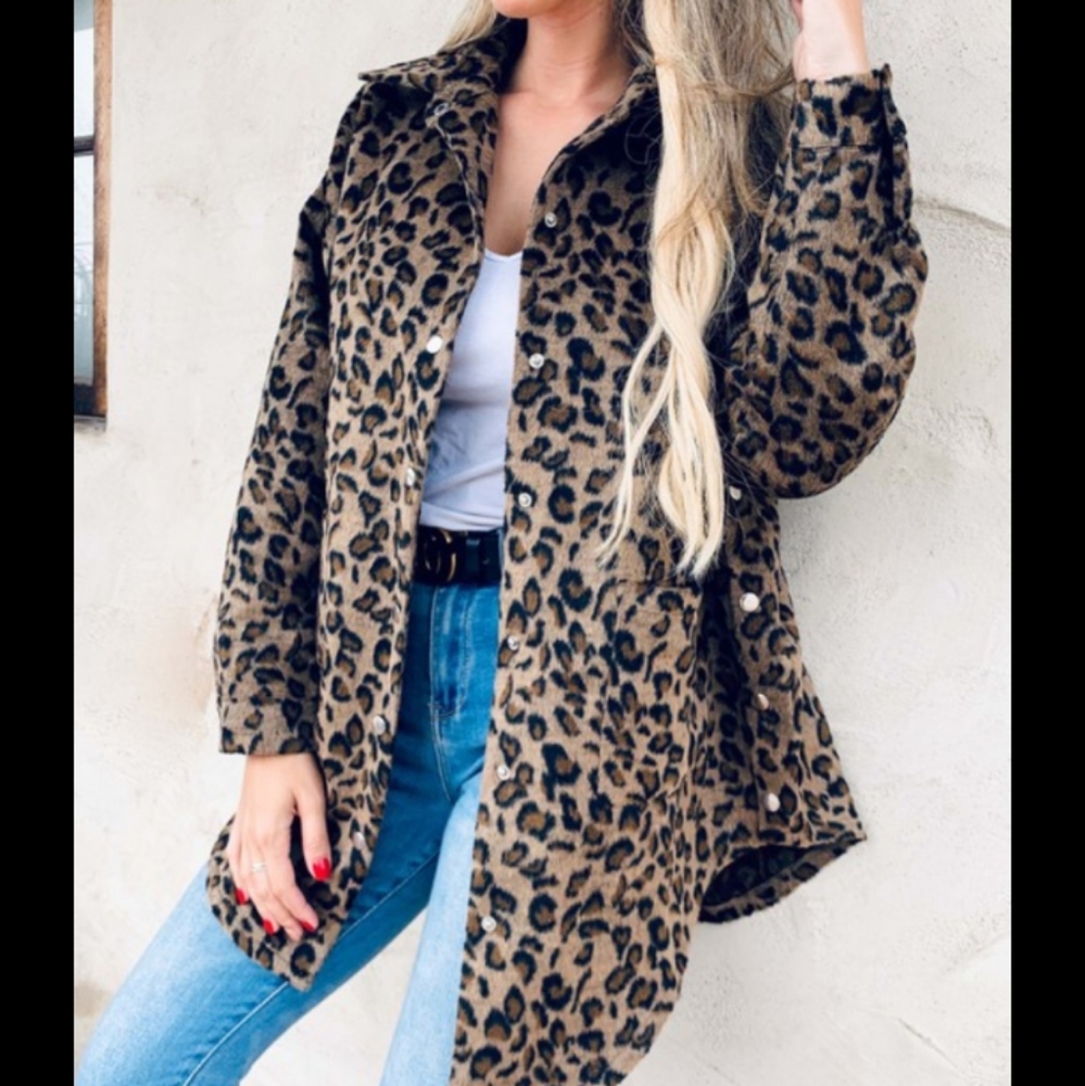 Leopard Printed Jacket S-L